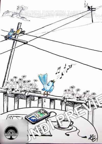 letstwitteroldschool postcard